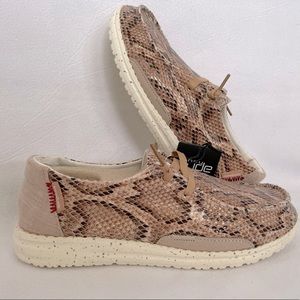 HeyDude Wendy Python Light Rose sz7